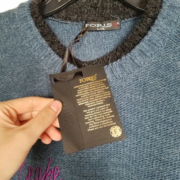 Foriss Escape From City Wool Blend Knit Sweater - Picture 5 of 15